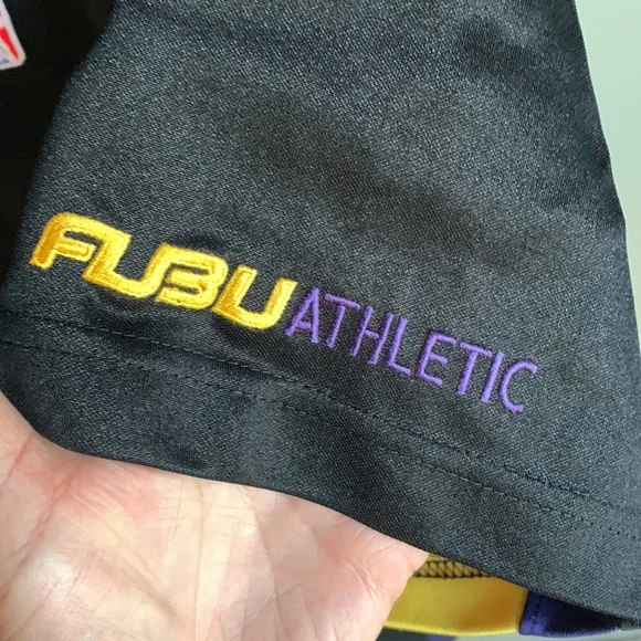 Vintage LA Lakers Fubu Athletics NBA Athletic Shirt - Picture 5 of 7